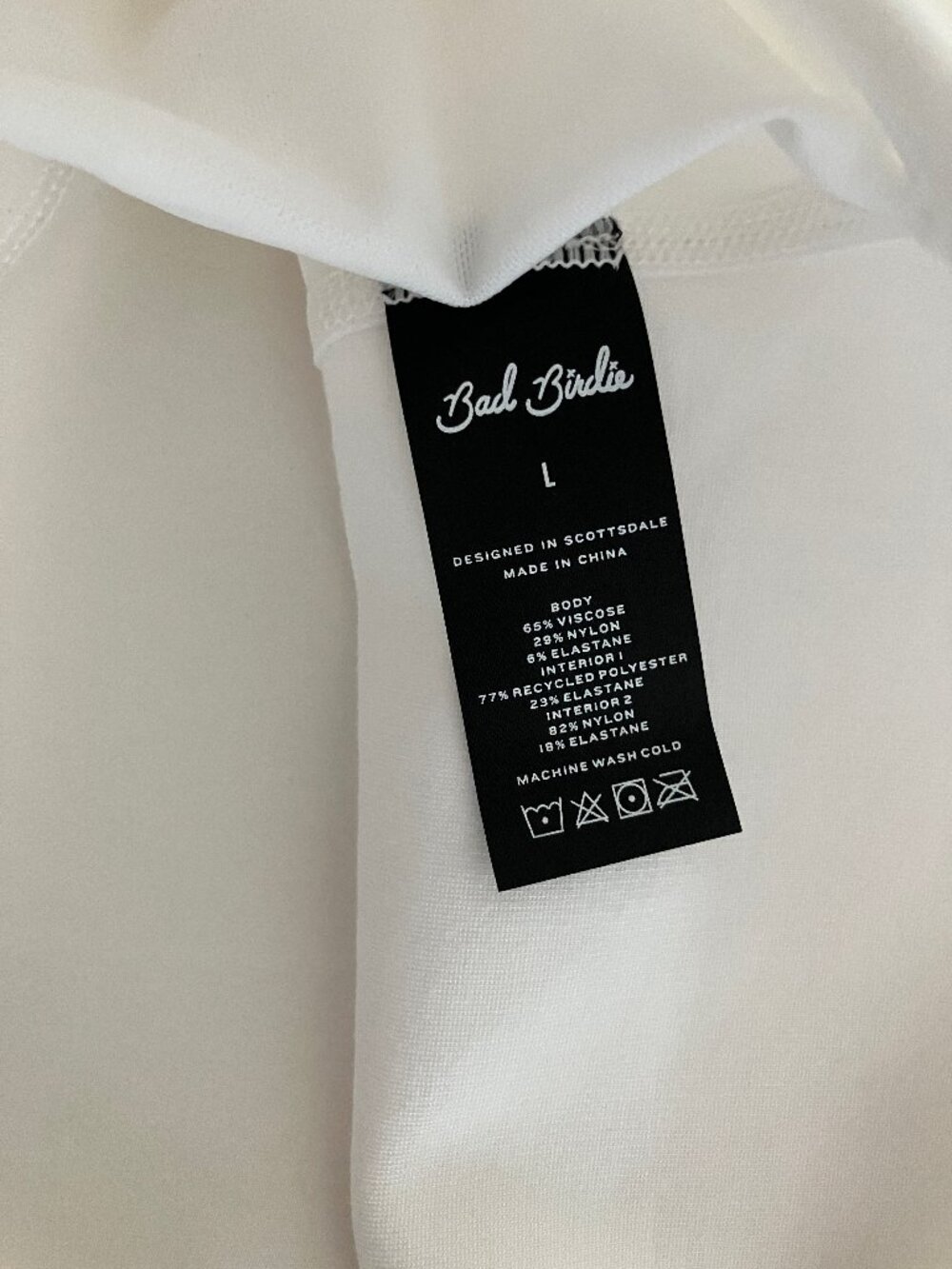 Bad Birdie Women's Tour Straight Golf Skort White Size M & L NWT Tennis - Picture 11 of 15